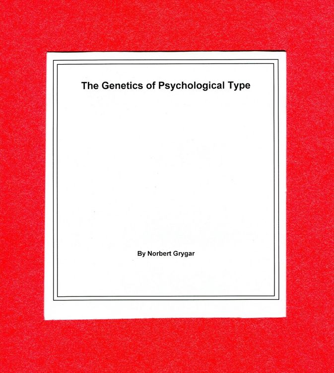 Produktbild: The Genetics of Psychological Type