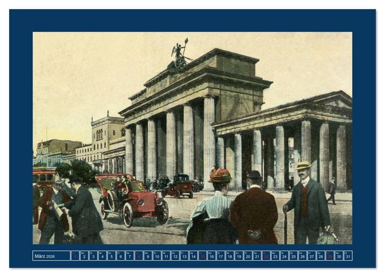 Produktbild: Historisches Berlin von 1888 bis 1918 (hochwertiger Premium Wandkalender 2026 DIN A2 quer), Kunstdruck in Hochglanz