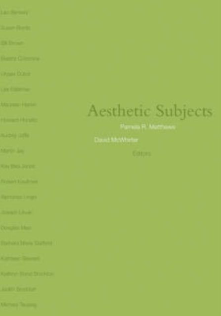 Produktbild: Aesthetic Subjects