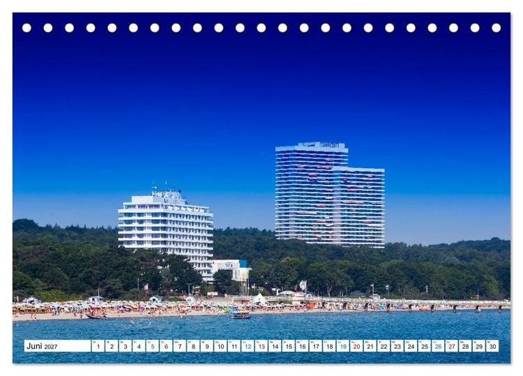 Produktbild: Die Ostseek&uuml;ste von Neustadt bis Travem&uuml;nde (Tischkalender 2027 DIN A5 quer), CALVENDO Monatskalender