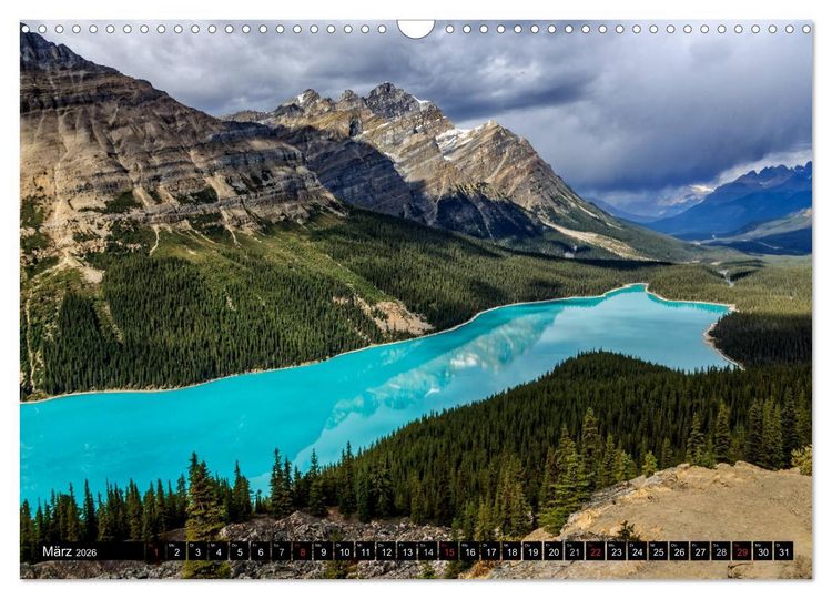 Produktbild: West-Kanada (Wandkalender 2026 DIN A3 quer), CALVENDO Monatskalender