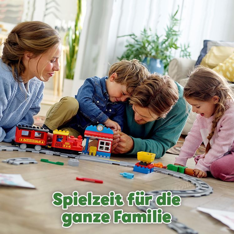 Neu Weihnachtsgeschenk Lego Duplo 10874 Eisenbahn store +Push-Go-Motor