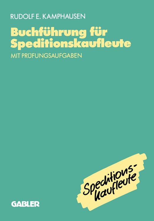 Produktbild: Buchf&uuml;hrung f&uuml;r Speditionskaufleute