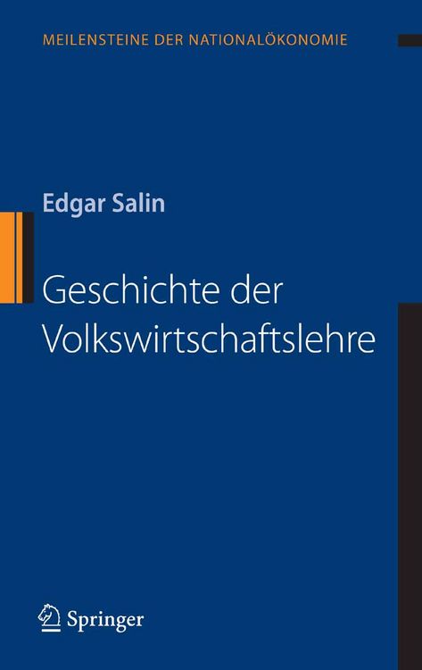 Produktbild: Geschichte der Volkswirtschaftslehre