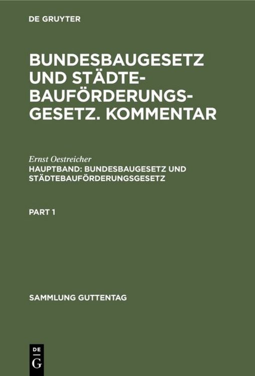 Produktbild: Bundesbaugesetz und St&auml;dtebauf&ouml;rderungsgesetz