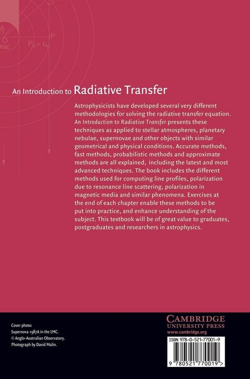 Produktbild: An Introduction to Radiative Transfer