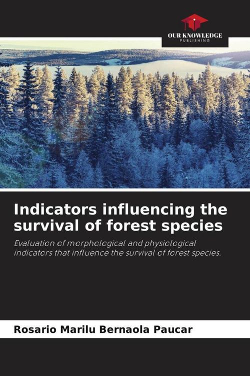 Produktbild: Indicators influencing the survival of forest species