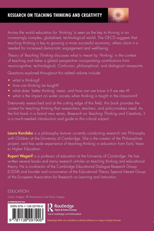 Produktbild: Theory of Teaching Thinking