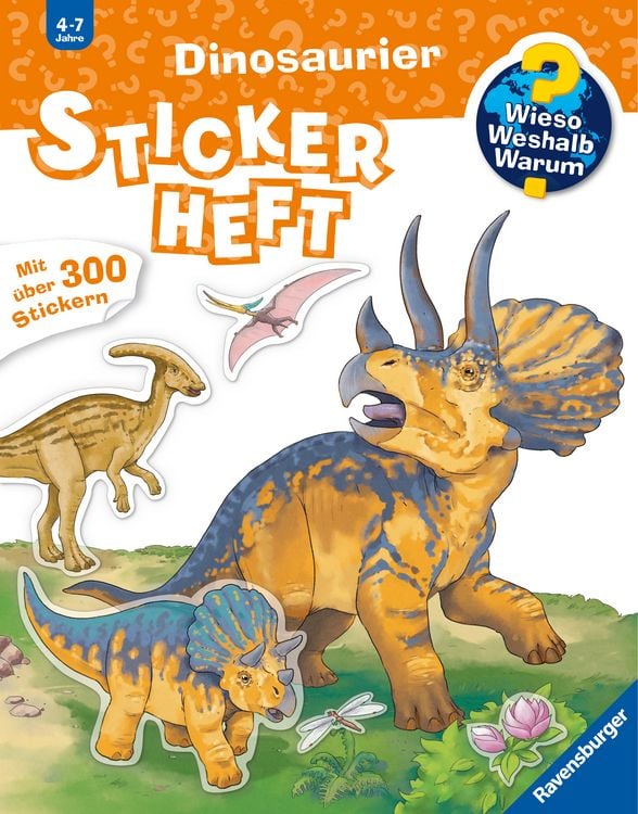Produktbild: Dinosaurier Stickerheft