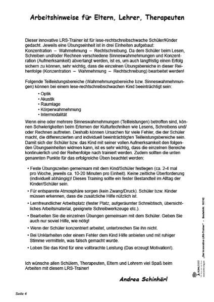Produktbild: Der innovative LRS-Trainer