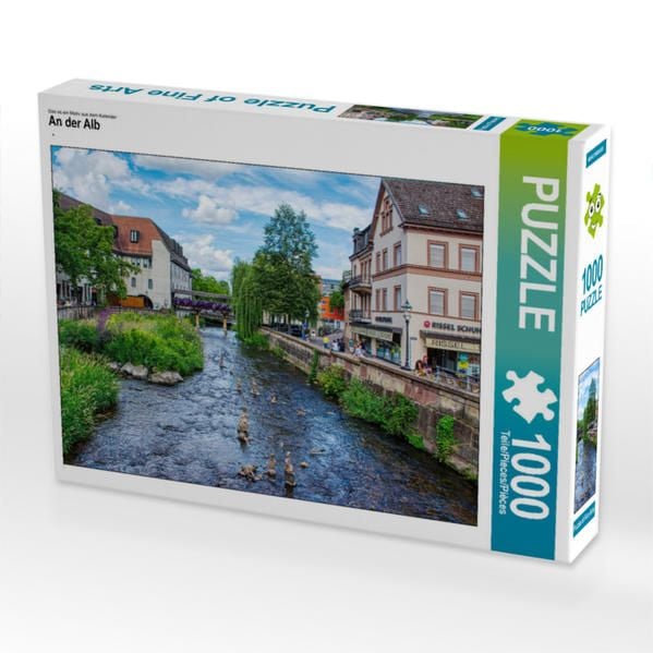 Produktbild: CALVENDO Puzzle An der Alb | 1000 Teile Lege-Gr&ouml;&szlig;e 64x48cm Foto-Puzzle f&uuml;r gl&uuml;ckliche Stunden