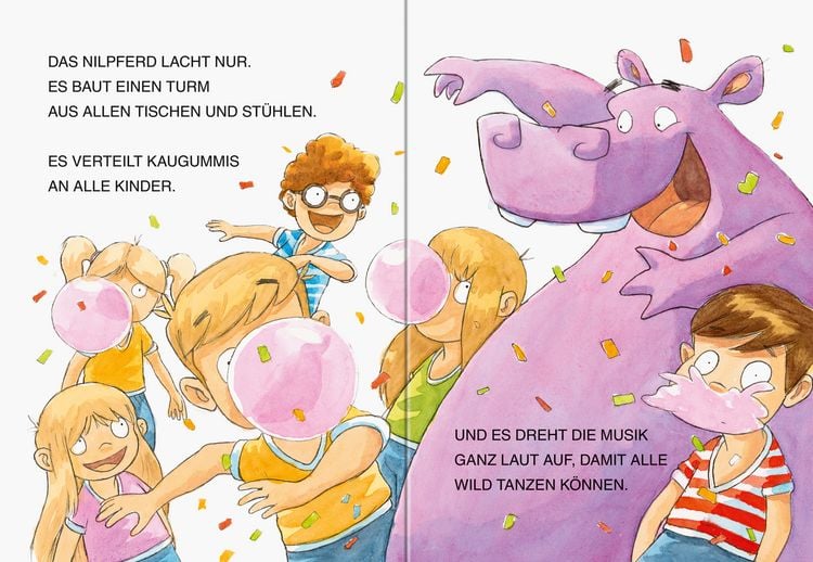 Produktbild: Leserabe 1. Lesestufe - ein Nilpferd in der Badewanne