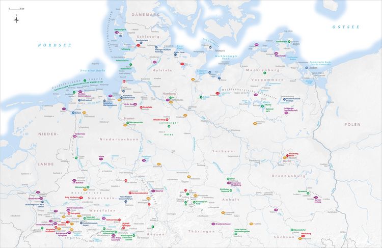 Produktbild: In 225 Reisen mit Wohnmobil & Campervan durch Deutschland