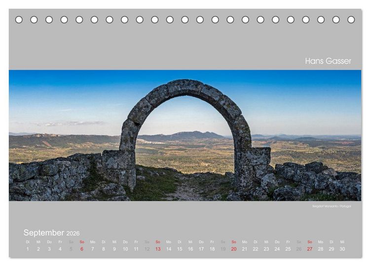 Produktbild: GROSSARTIGE LANDSCHAFTEN 2026 (Tischkalender 2026 DIN A5 quer), CALVENDO Monatskalender