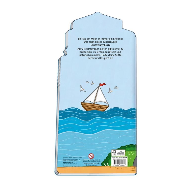 Produktbild: TR&Ouml;TSCH - Malbuch Mein kunterbuntes Spiel- und Malbuch Am Meer