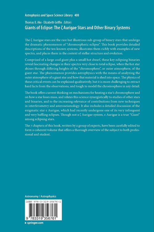 Produktbild: Giants of Eclipse: The &zeta; Aurigae Stars and Other Binary Systems