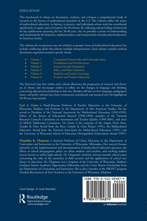 Produktbild: History of Multicultural Education