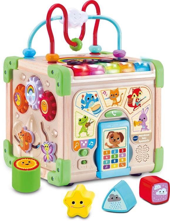 Bild vom Artikel Vtech Baby - Interaktiver Holz-Spielwürfel vom Autor 