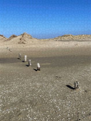 Produktbild: CALVENDO Puzzle Weite D&uuml;nenlandschaft in Nordfriesland | 1000 Teile Lege-Gr&ouml;&szlig;e 64x48cm Foto-Puzzle f&uuml;r gl&uuml;ckliche Stunden
