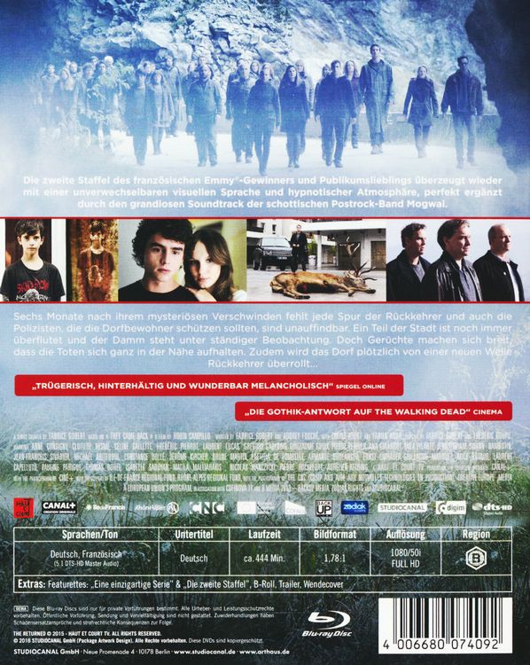 Produktbild: The Returned - Staffel 2 [2 BRs]