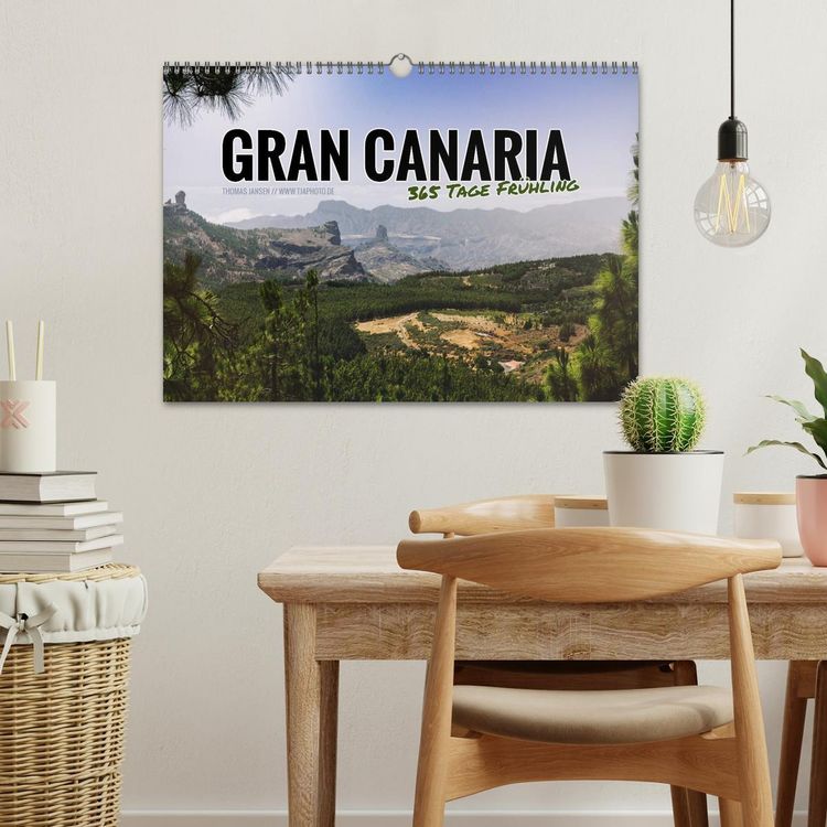 Produktbild: Gran Canaria - 365 Tage Fr&uuml;hling (Wandkalender 2026 DIN A3 quer), CALVENDO Monatskalender