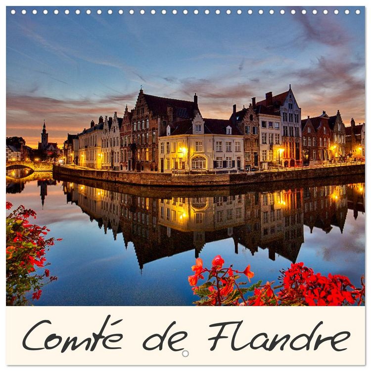 Produktbild: Comt&eacute; de Flandre (Calendrier mural carr&eacute; 2026 30x30 cm) Calendrier double avec une page pour vos prises de notes