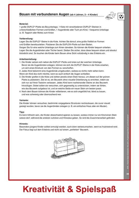 Produktbild: Kita aktiv Projektmappe Bauen und Konstruieren