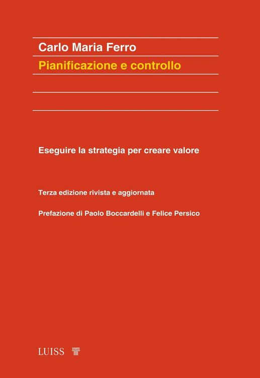 Produktbild: Pianificazione e controllo. Eseguire la strategia per creare valore
