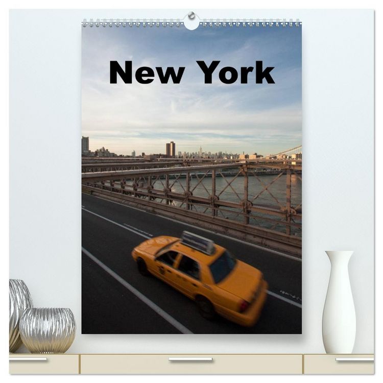 Produktbild: New York (hochwertiger Premium Wandkalender 2026 DIN A2 hoch), Kunstdruck in Hochglanz