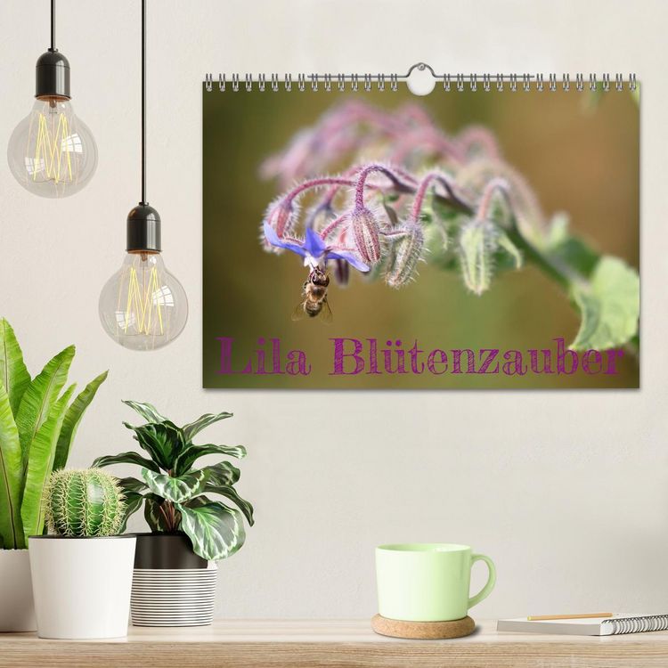 Produktbild: Lila Bl&uuml;tenzauber (Wandkalender 2026 DIN A4 quer), CALVENDO Monatskalender