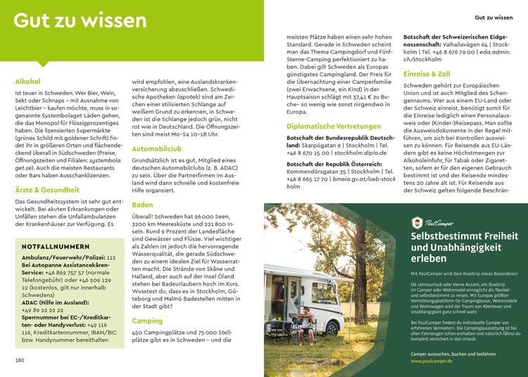 Produktbild: MARCO POLO Camper Guide S&uuml;dschweden