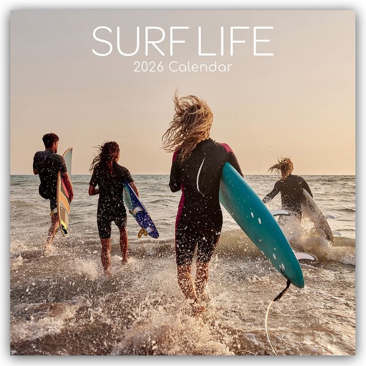 Produktbild: Surf Life – Surfen – Surfing 2026 – 16-Monatskalender