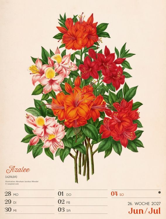 Produktbild: Ars Floralis Wochenplaner Kalender 2027