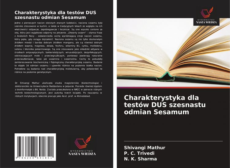Produktbild: Charakterystyka dla test&oacute;w DUS szesnastu odmian Sesamum