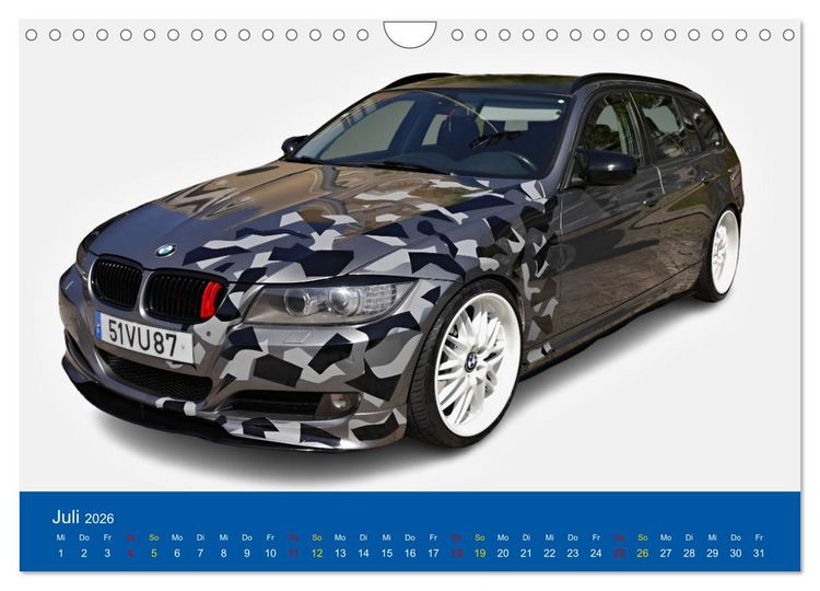 Produktbild: BMW Mein Favorit (Wandkalender 2026 DIN A4 quer), CALVENDO Monatskalender