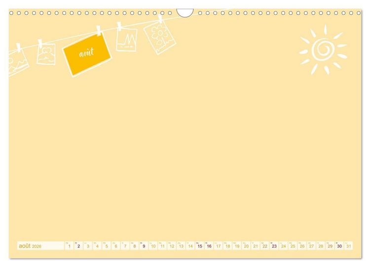 Produktbild: 12 x collage de photos - calendrier de bricolage (Calendrier mural 2026 DIN A3 vertical), CALVENDO calendrier mensuel