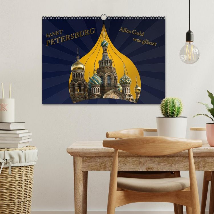 Produktbild: St. Petersburg - Alles Gold was gl&auml;nzt (Wandkalender 2026 DIN A3 quer), CALVENDO Monatskalender