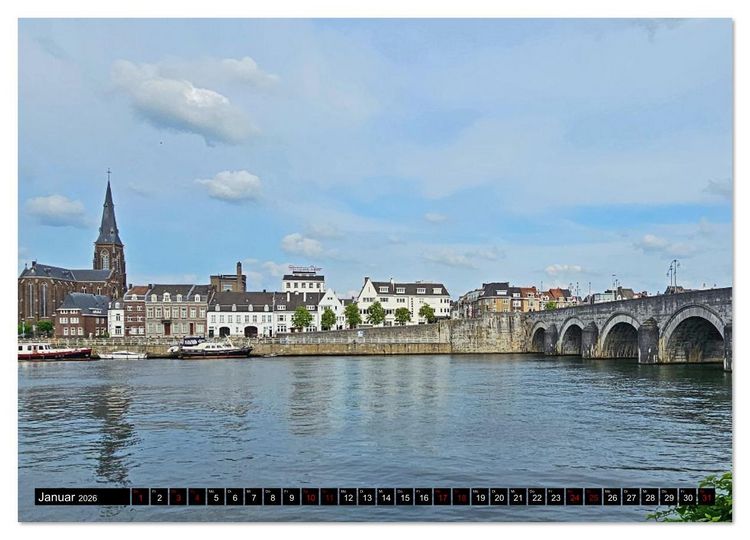 Produktbild: Rundreise kreuz und quer durch Holland und Belgien (hochwertiger Premium Wandkalender 2026 DIN A2 quer), Kunstdruck in Hochglanz