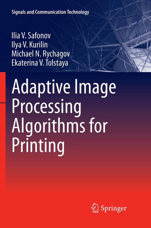 Produktbild: Adaptive Image Processing Algorithms for Printing