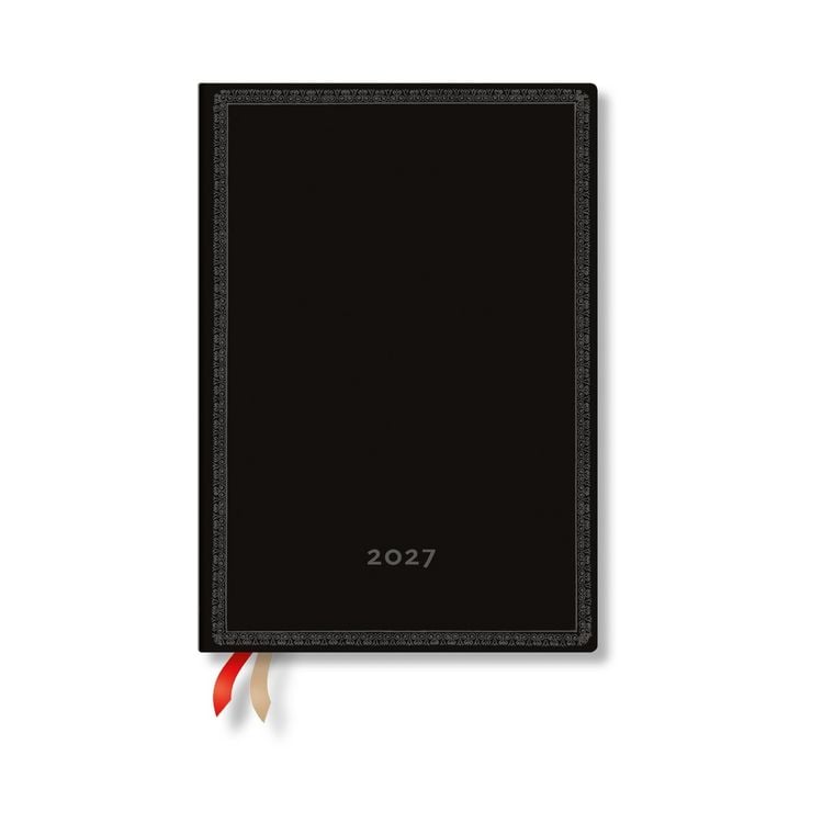 Produktbild: 2027 Black Edition Bold MIDI Vertical Softcover 12-Month Weekly Planner, 176pg, 100gsm by Paperblanks (Black Edition)