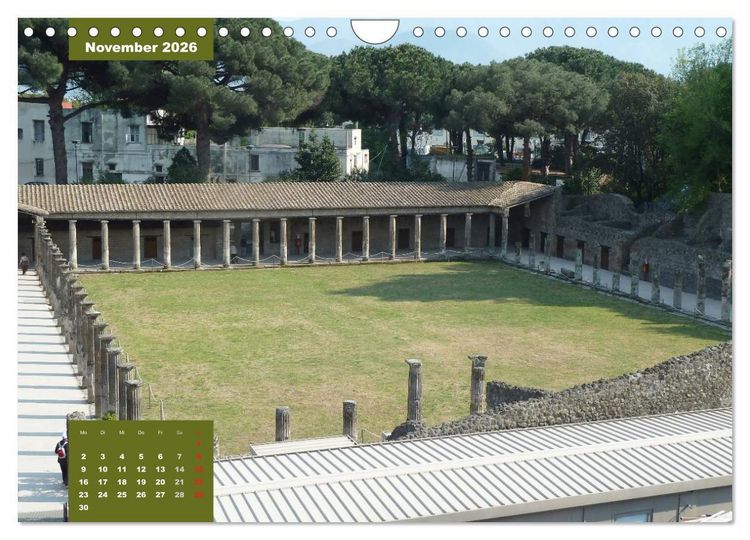 Produktbild: Pompeji-Kalender (Wandkalender 2026 DIN A4 quer), CALVENDO Monatskalender