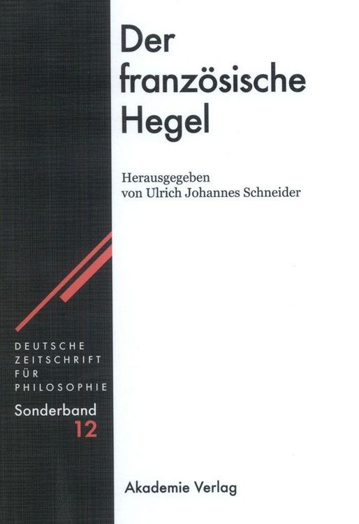 Produktbild: Der franz&ouml;sische Hegel