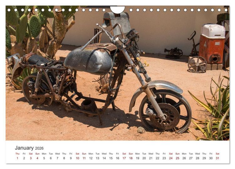 Produktbild: Old cars in Solitaire Namibia (Wall Calendar 2026 DIN A4 landscape), CALVENDO 12 Month Wall Calendar