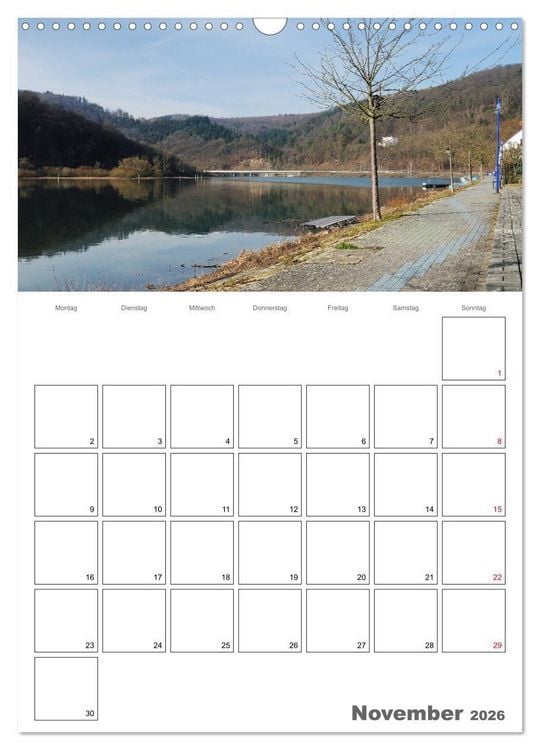 Produktbild: Hessens sch&ouml;nster See - Der Edersee (Wandkalender 2026 DIN A3 hoch), CALVENDO Monatskalender