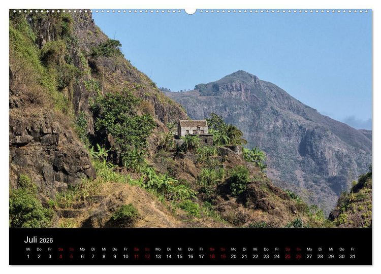 Produktbild: Santo Antao, Perle der Kapverden (hochwertiger Premium Wandkalender 2026 DIN A2 quer), Kunstdruck in Hochglanz