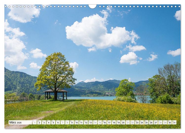 Produktbild: Es is so schee am Tegernsee (Wandkalender 2026 DIN A3 quer), CALVENDO Monatskalender