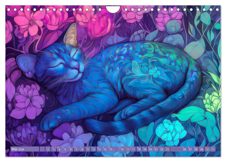 Produktbild: Art Nouveau trifft M&auml;rchenwelt (Wandkalender 2026 DIN A4 quer), CALVENDO Monatskalender