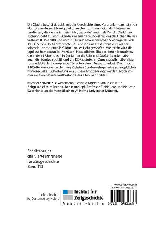 Produktbild: Homosexuelle, Seilschaften, Verrat