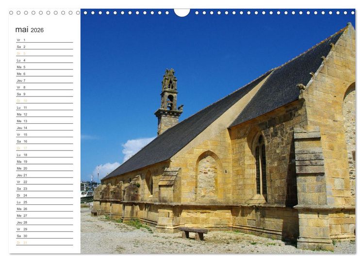 Produktbild: Bretagne Finist&egrave;re balade estivale &agrave; Camaret-sur-Mer (Calendrier mural 2026 DIN A3 vertical), CALVENDO calendrier mensuel
