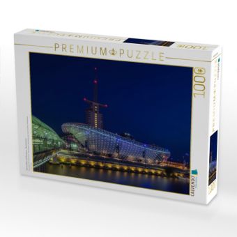 Produktbild: CALVENDO Puzzle Havenwelten mit Klimahaus - Bremerhaven | 1000 Teile Lege-Gr&ouml;&szlig;e 64x48cm Foto-Puzzle f&uuml;r gl&uuml;ckliche Stunden